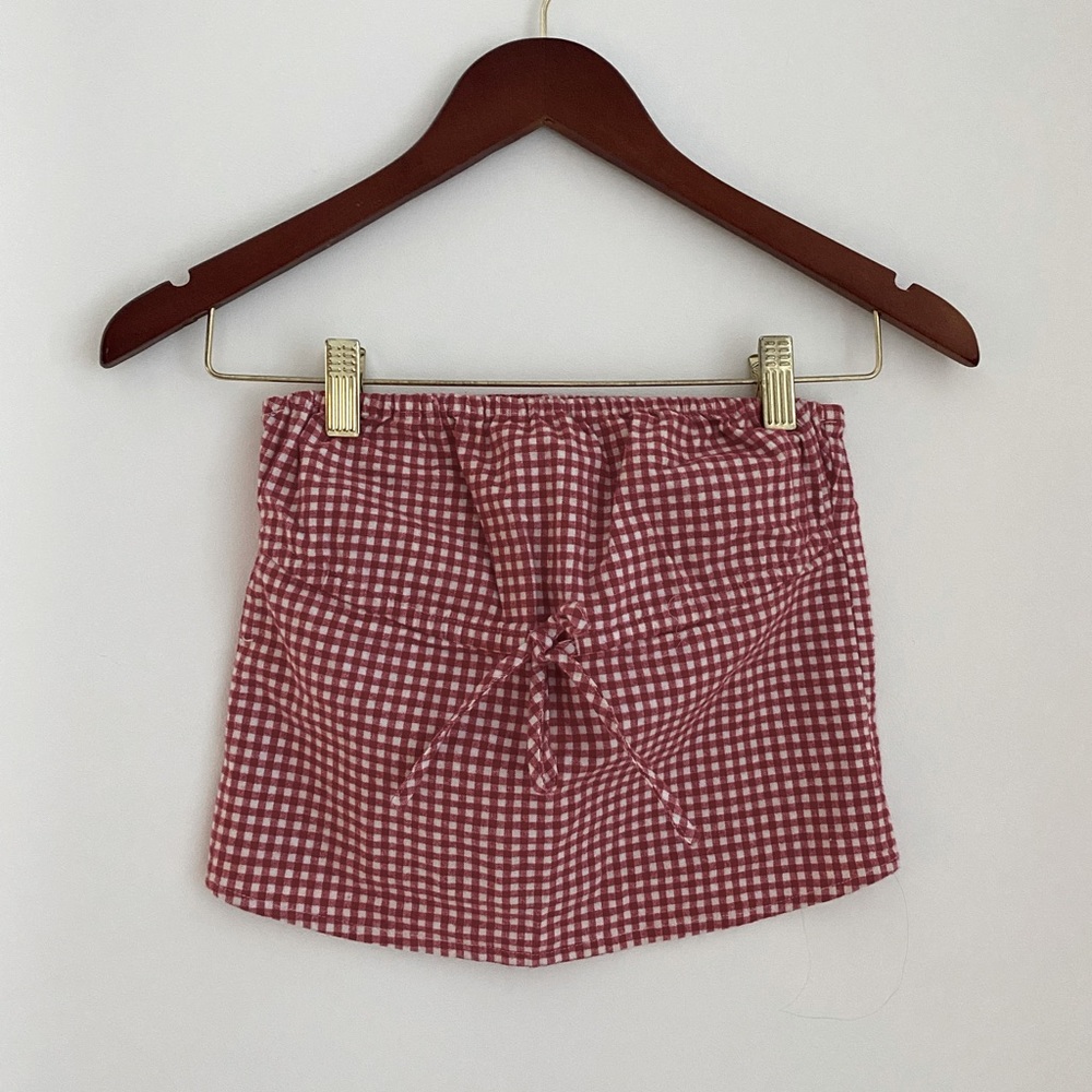 Checkered Tube Top